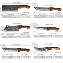 7Pcs, Professional Kitchen Chef Knife Set, Handmade Forged Knife Stainless Steel Fourth Fusion