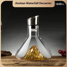 Hot-selling Iceberg Waterfall Wine Decanter Creative Transparent Lead-Free Crystal Glass Wine Dispenser Barware Quick Decanters - Fourth Fusion