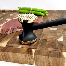 Steak Hammer Mallet Double-Sided Zinc Alloy Meat Tenderizer Food-Grade Meat for Home Steak Meat Cooking Meat Hammer for Cooking - Fourth Fusion