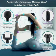 USB Mini Massage Gun Fascia Machine Muscle Relaxation Vibrating Gun Rod Massage Fitness Equipment Neck Grab Fascia Gun - Fourth Fusion