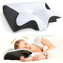 Butterfly Sleep Memory Neck Pillow Slow Rebound Comfortable Memory Foam Sleep Pillow Cervical Orthopedic Neck Massage Bed Pillow - Fourth Fusion