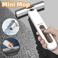 Mini Mops Floor Cleaning Sponge Squeeze Mop Household Cleaning Tools Home Car Portable Wiper Glass Screen Desk Cleaner Mop Fourth Fusion