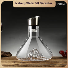 Hot-selling Iceberg Waterfall Wine Decanter Creative Transparent Lead-Free Crystal Glass Wine Dispenser Barware Quick Decanters - Fourth Fusion